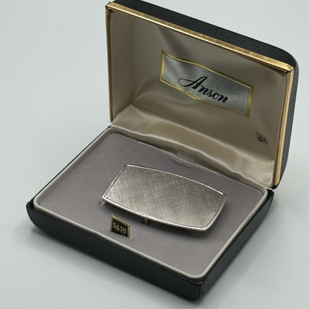 NEW VINTAGE Silver Money Clip